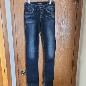 Silver Jeans Dark Wash Skinny Jeans